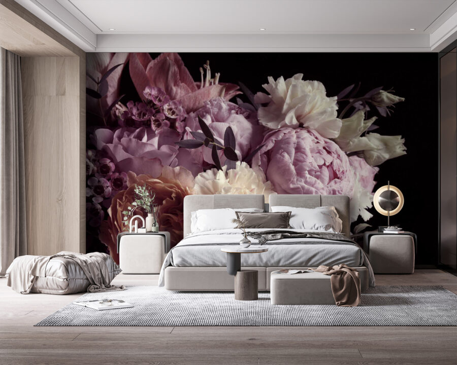 Delicate bloemen in zachte tinten