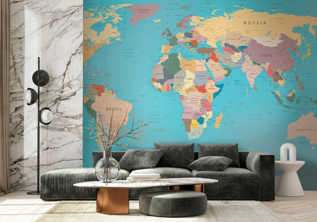 Map of the world Map of the world