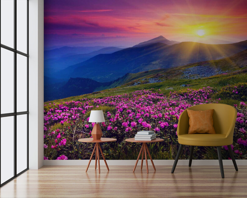 u57337pig3 1024x819 - Bloemenveld met daarachter de ondergaande zon - tegory