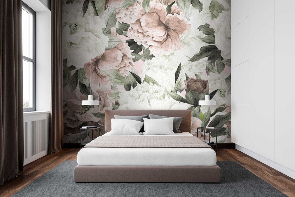 Delicate floral patterns in soft hues Delicate floral patterns in soft hues