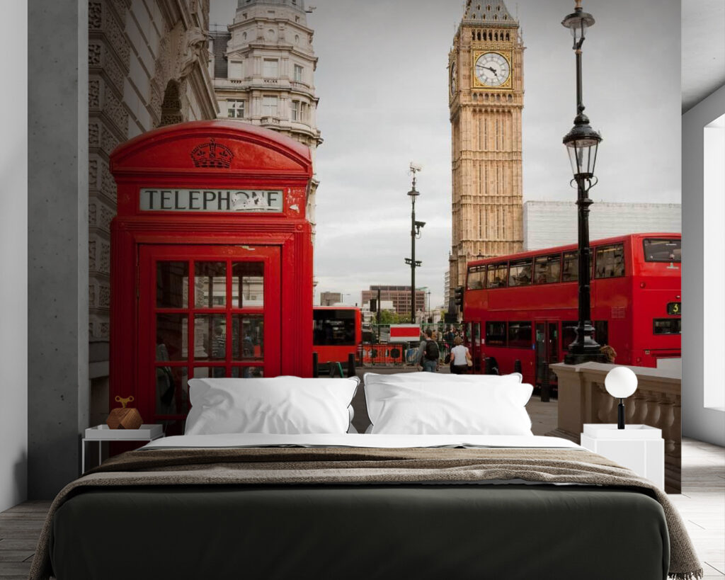 Rode telefooncel in een stad u55730pib84 1024x819 - Rode telefooncel in een stad - tegory