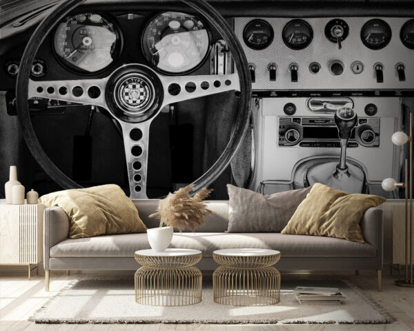 Het interieur van een auto Het interieur van een auto