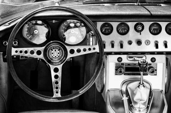 Het interieur van een auto Het interieur van een auto