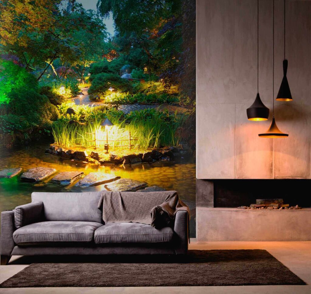 Stenen pad in een vijver met verlichting u55184pig2 1024x968 - Stenen pad in een vijver met verlichting - tegory