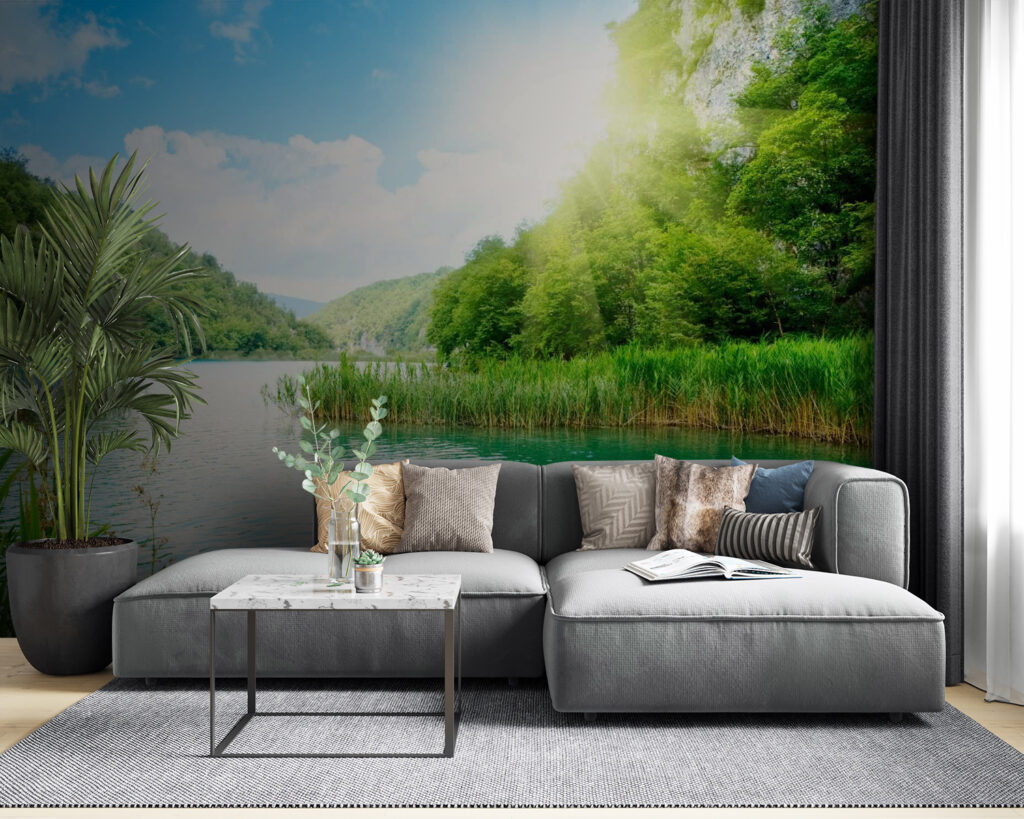 Waterlichaam met gras en bomen eromheen u54263pig53 1024x819 - Waterlichaam met gras en bomen eromheen - tegory