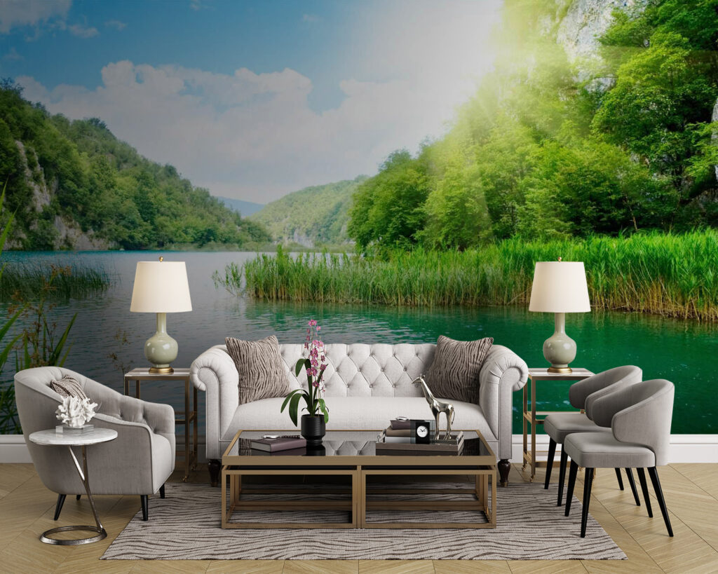 Waterlichaam met gras en bomen eromheen u54263pig43 1024x819 - Waterlichaam met gras en bomen eromheen - tegory