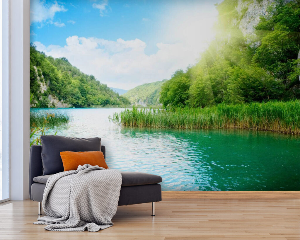 Waterlichaam met gras en bomen eromheen u54263pig25m 1024x819 - Waterlichaam met gras en bomen eromheen - tegory