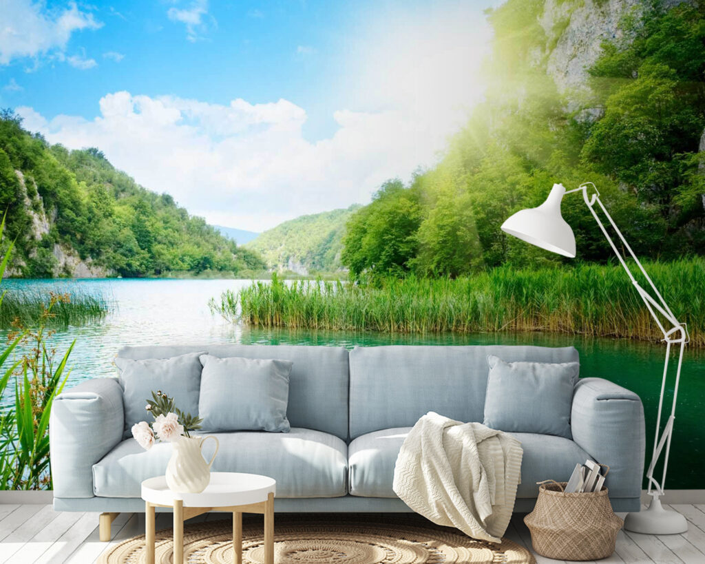 Waterlichaam met gras en bomen eromheen u54263pig14 1024x819 - Waterlichaam met gras en bomen eromheen - tegory