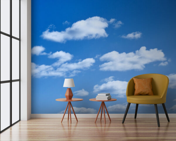 Blauwe lucht met wolken Blauwe lucht met wolken