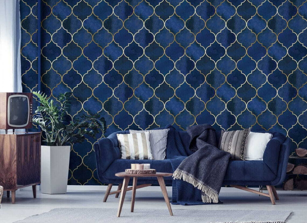 Blauw en wit rasterpatroon u53257pig1m 1024x746 - Blauw en wit rasterpatroon - tegory