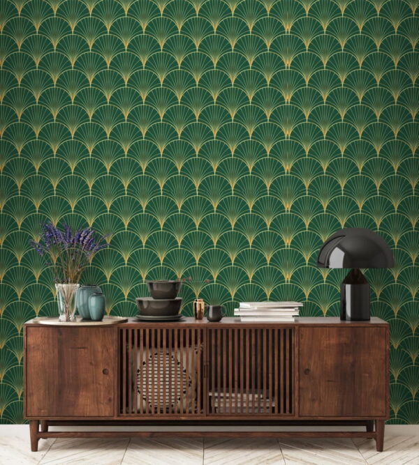 Groen en geel patroon Groen en geel patroon