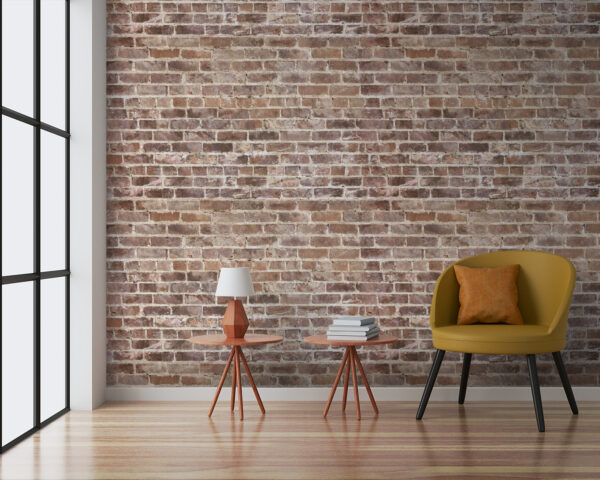 Bakstenen muur met veel bakstenen Bakstenen muur met veel bakstenen