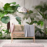 Fotobehang Groep bomen en planten