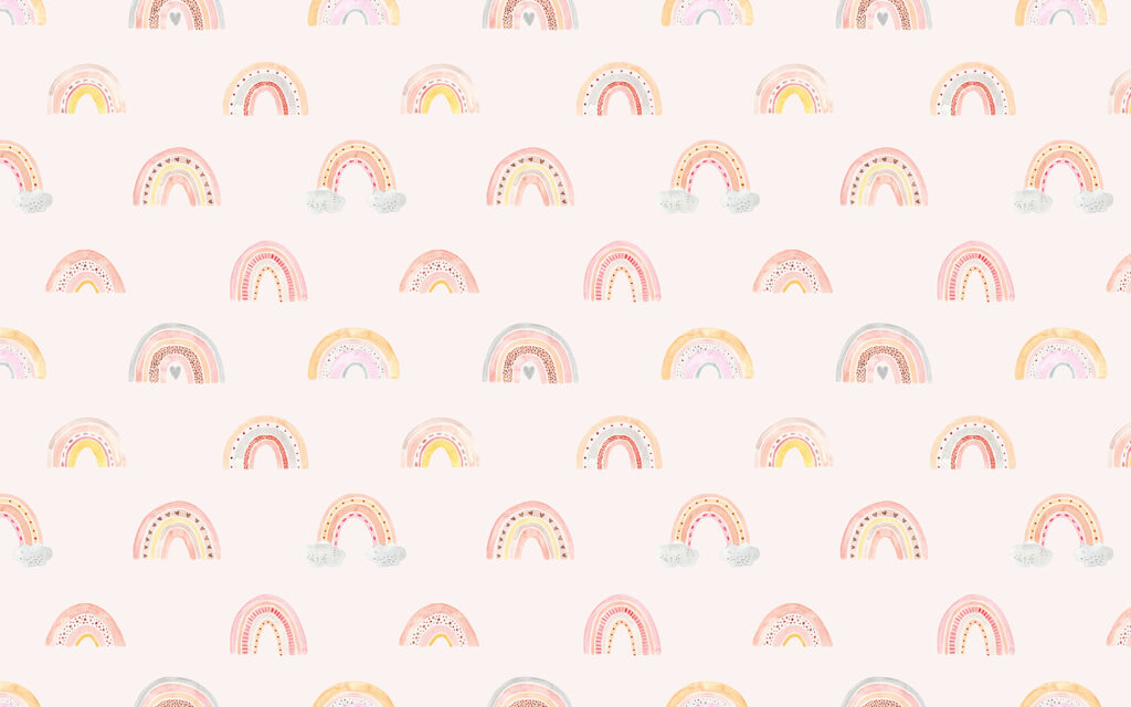 Patroon van regenbogen op een witte achtergrond Patroon van regenbogen op een witte achtergrond
