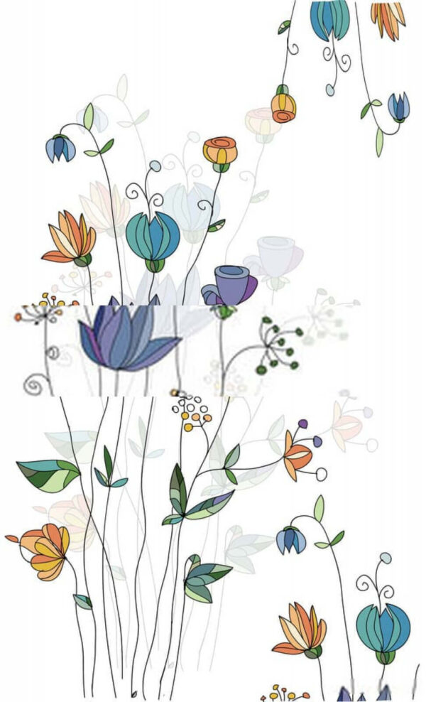 Collage van bloemen Collage van bloemen
