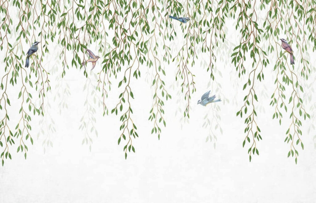 Vogels op een boomtak Vogels op een boomtak