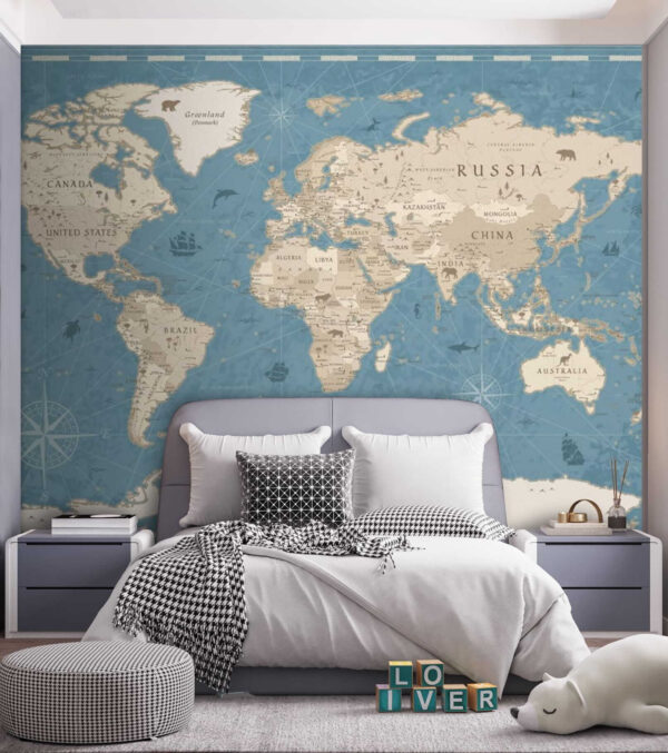 Kaart van de wereld Kaart van de wereld