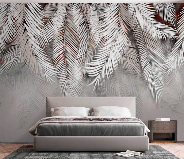 White feather on a gray surface White feather on a gray surface