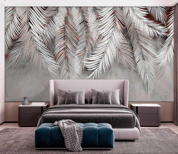 White feather on a gray surface White feather on a gray surface