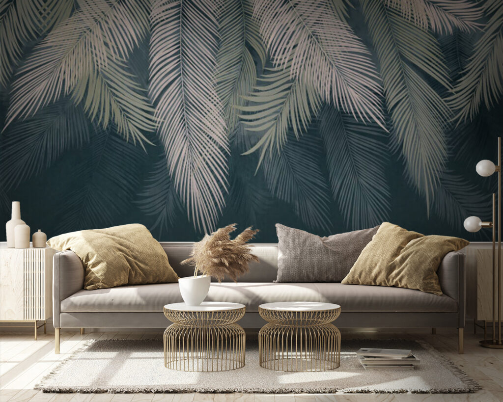 Group of palm leaves Group of palm leaves