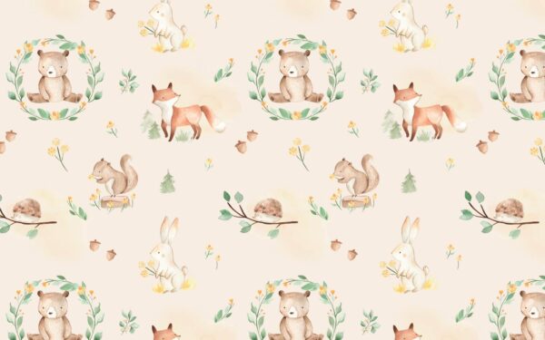 Patroon van dieren en planten Patroon van dieren en planten