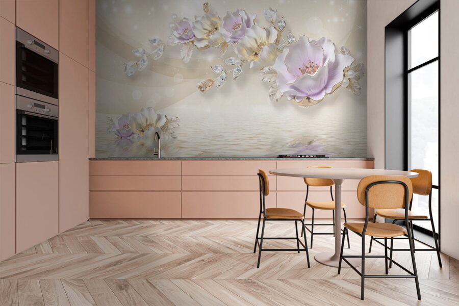 Delicate bloesems op rustige wateren