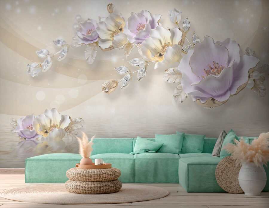 Delicate bloesems op rustige wateren