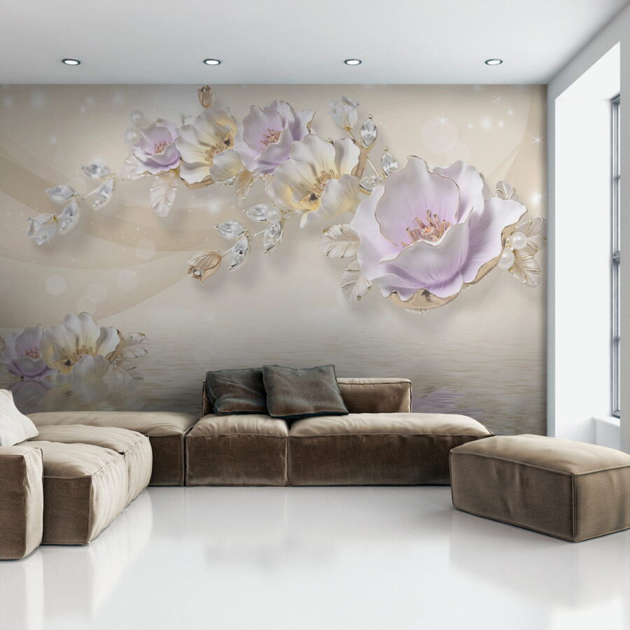 Delicate bloesems op rustige wateren