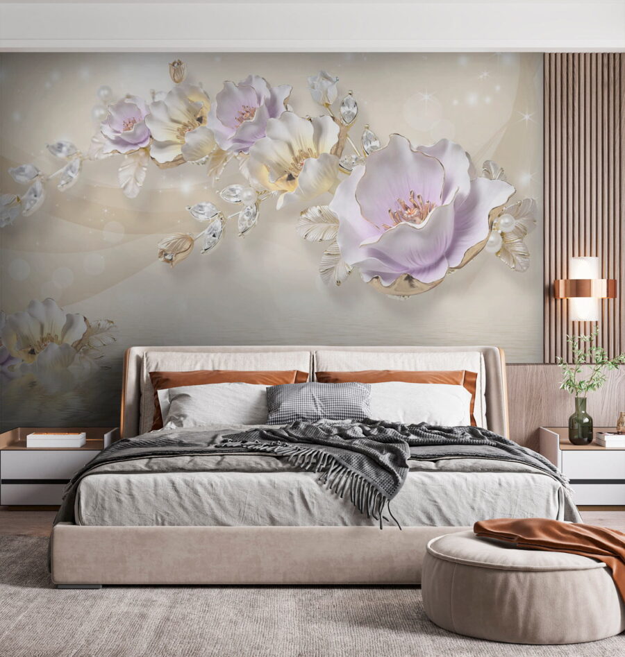 Delicate bloesems op rustige wateren