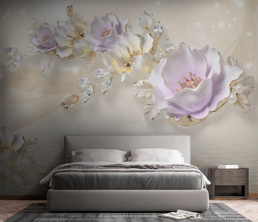 Delicate bloesems op rustige wateren