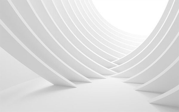 Witte structuur met gebogen lijnen Witte structuur met gebogen lijnen