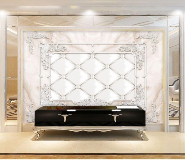 Wit frame met witte knoppen en stippen Wit frame met witte knoppen en stippen