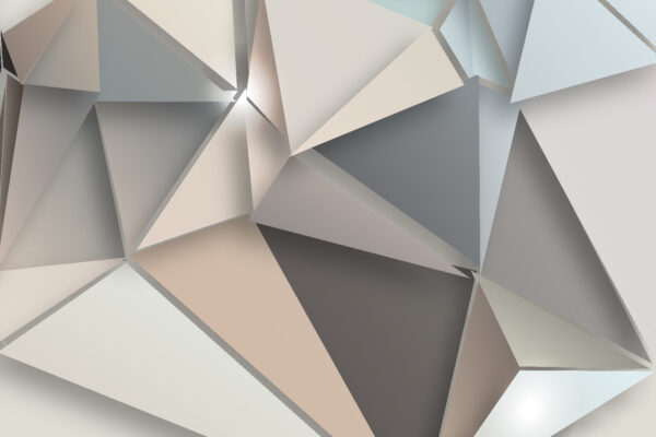 Abstracte geometrische vormen in zachte kleuren Abstracte geometrische vormen in zachte kleuren