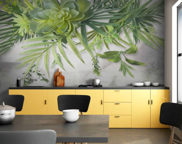 Groene plant met bladeren Groene plant met bladeren
