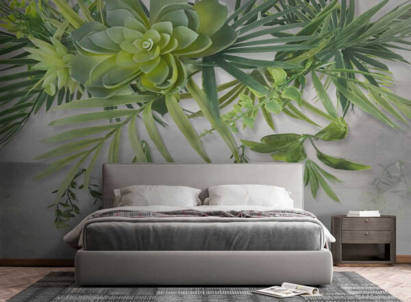Groene plant met bladeren Groene plant met bladeren