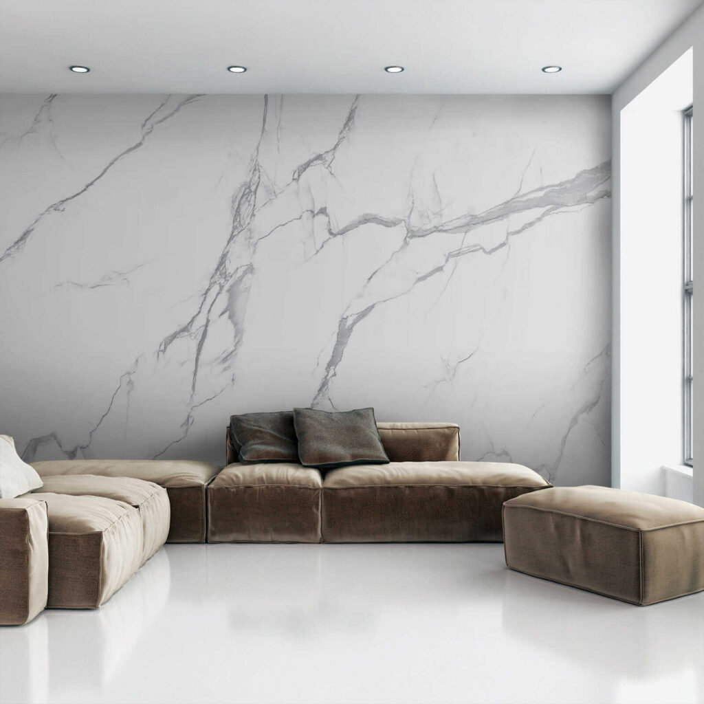 White marble with cracks White marble with cracks