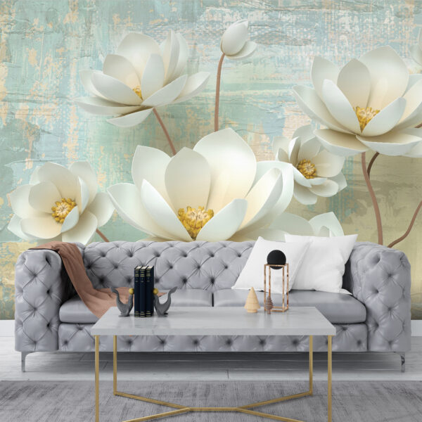 Groep witte bloemen Groep witte bloemen