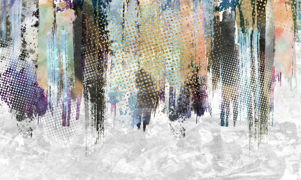 Abstracte tinten versmelten in harmonie. Abstracte tinten versmelten in harmonie.