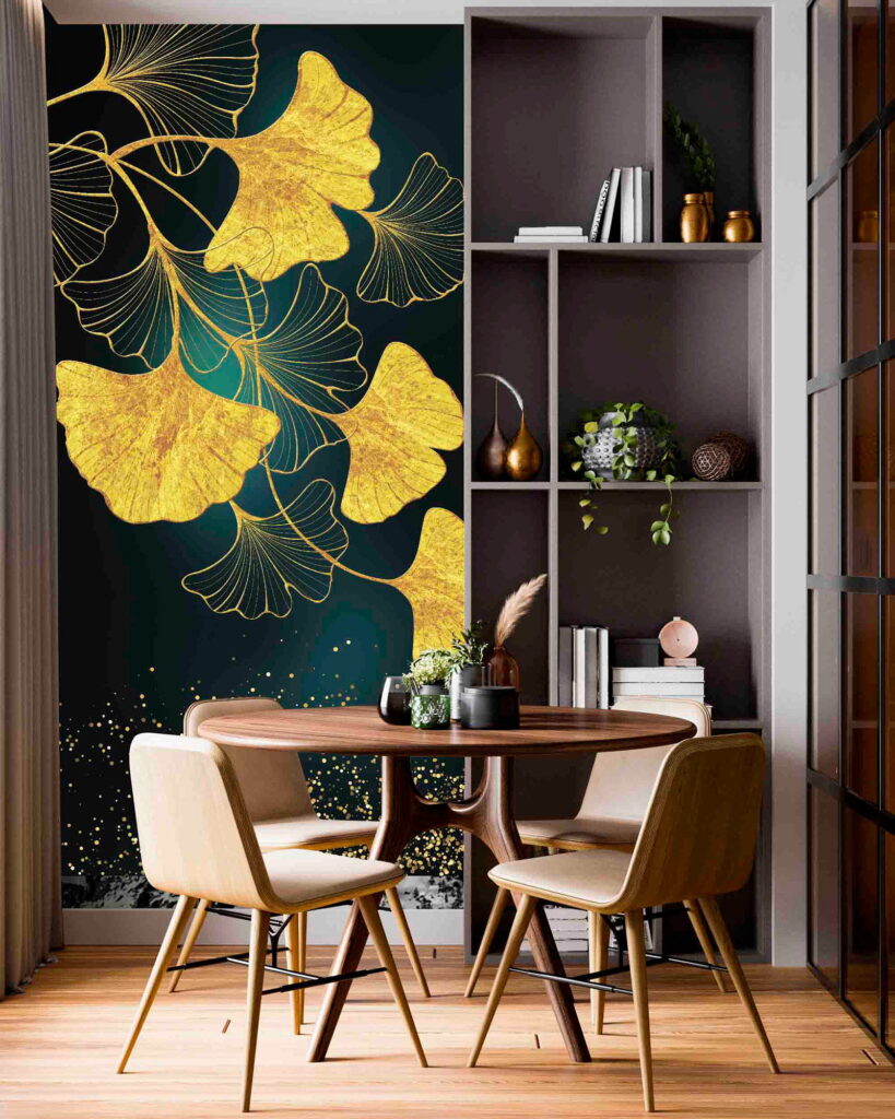 u39199pik1 819x1024 - Ginkgobladeren en vogels in elegantie - tegory