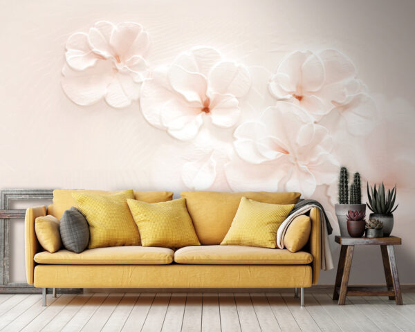 Groep witte bloemen Groep witte bloemen