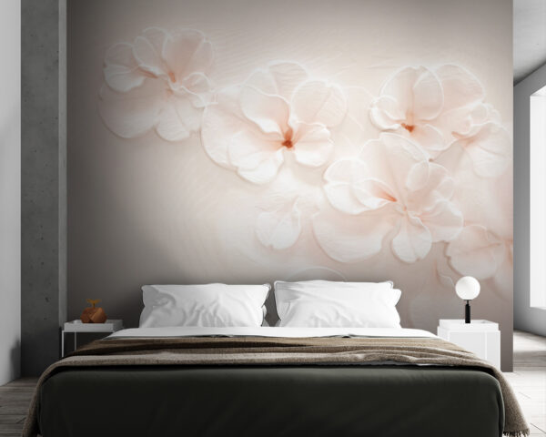 Groep witte bloemen Groep witte bloemen
