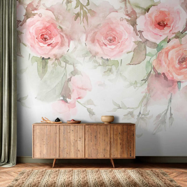 Groep roze bloemen Groep roze bloemen