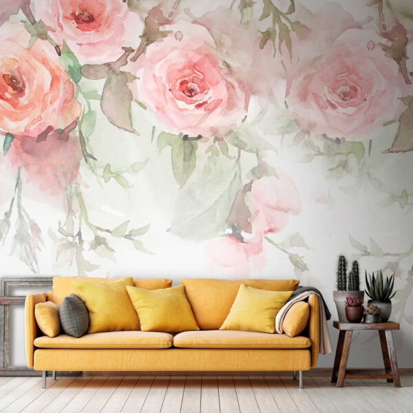 Groep roze bloemen Groep roze bloemen