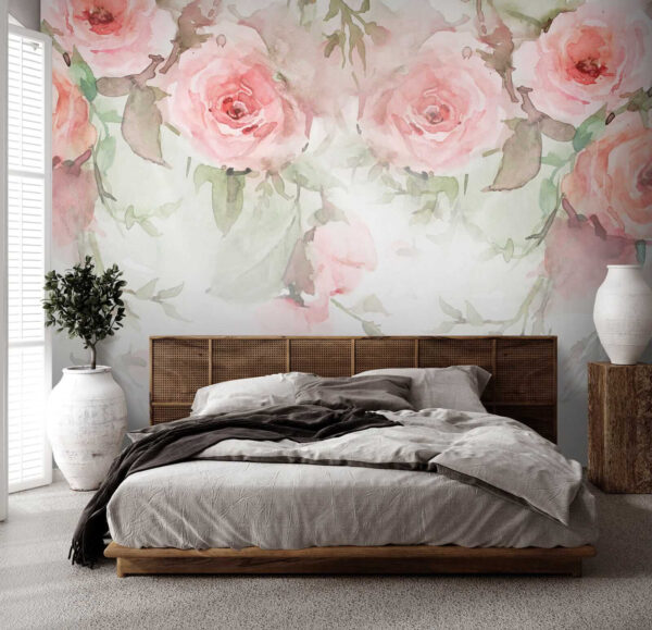 Groep roze bloemen Groep roze bloemen