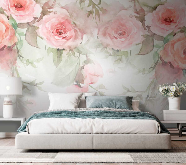 Groep roze bloemen Groep roze bloemen