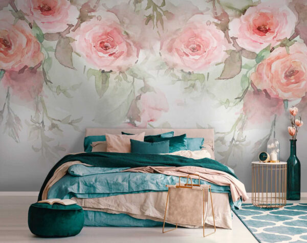 Groep roze bloemen Groep roze bloemen