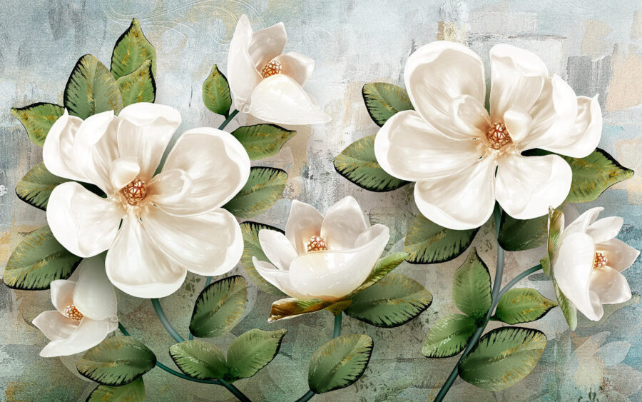 Delicate bloesems in zachte tinten