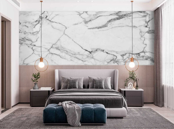 Wit en zwart marmer Wit en zwart marmer
