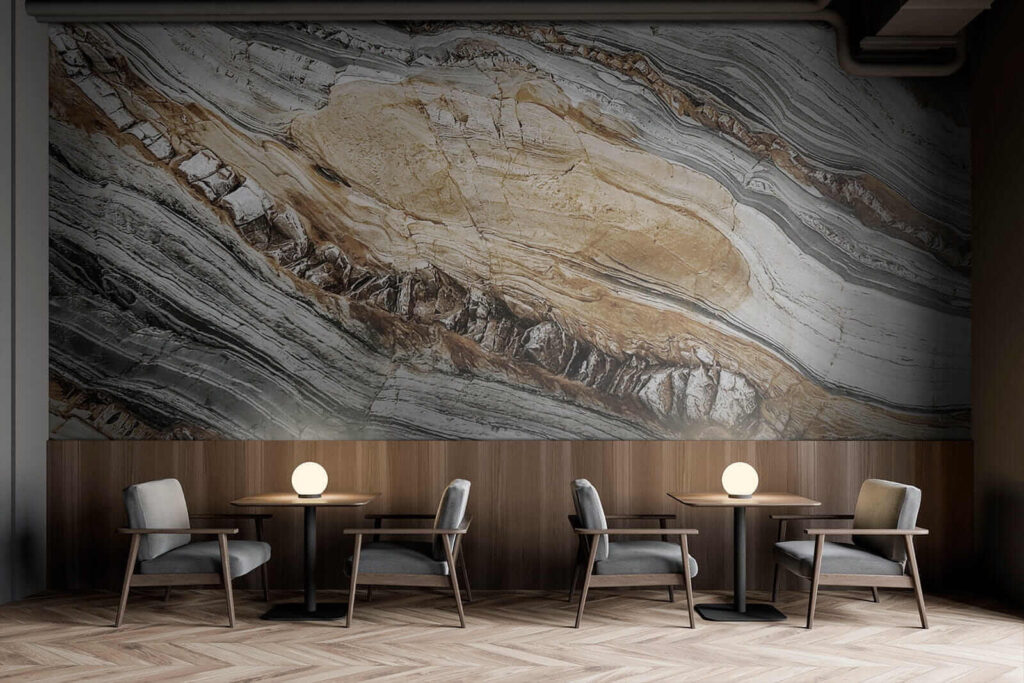 Striking patterns in natural stone