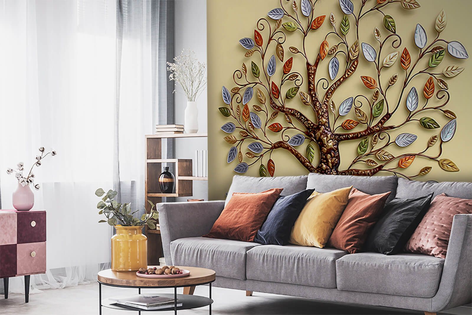 Boom met kleurrijke bladeren u30471pig1m - Boom met kleurrijke bladeren - tegory